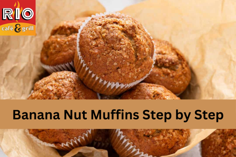 Banana Nut Muffins Step by Step