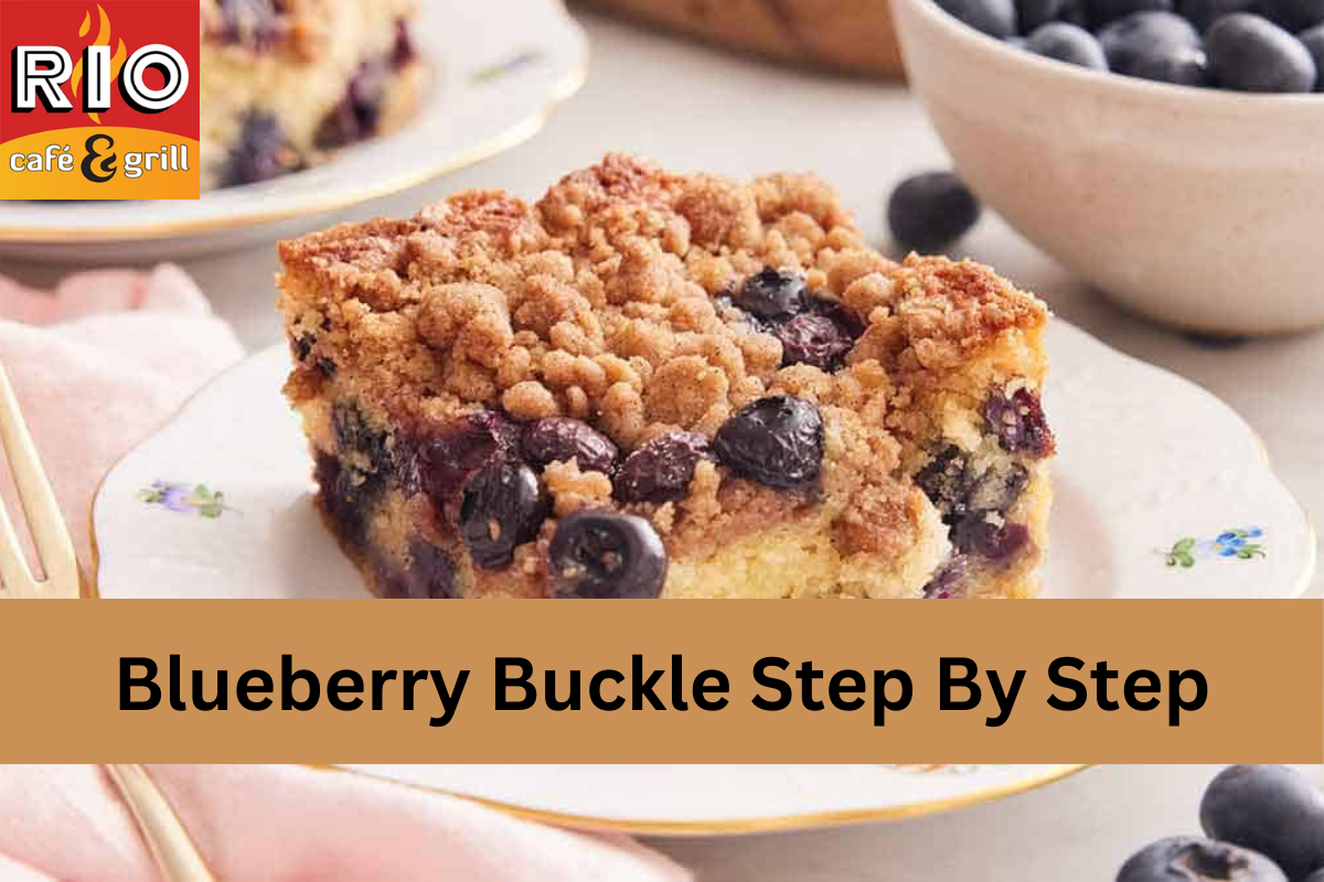 Blueberry Buckle Step By Step