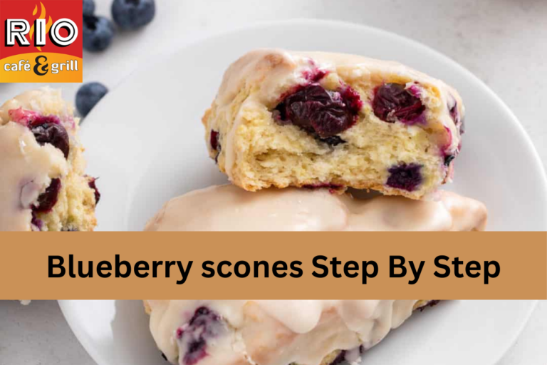 Blueberry scones Step By Step