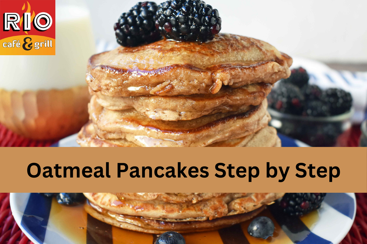 Oatmeal Pancakes Step by Step